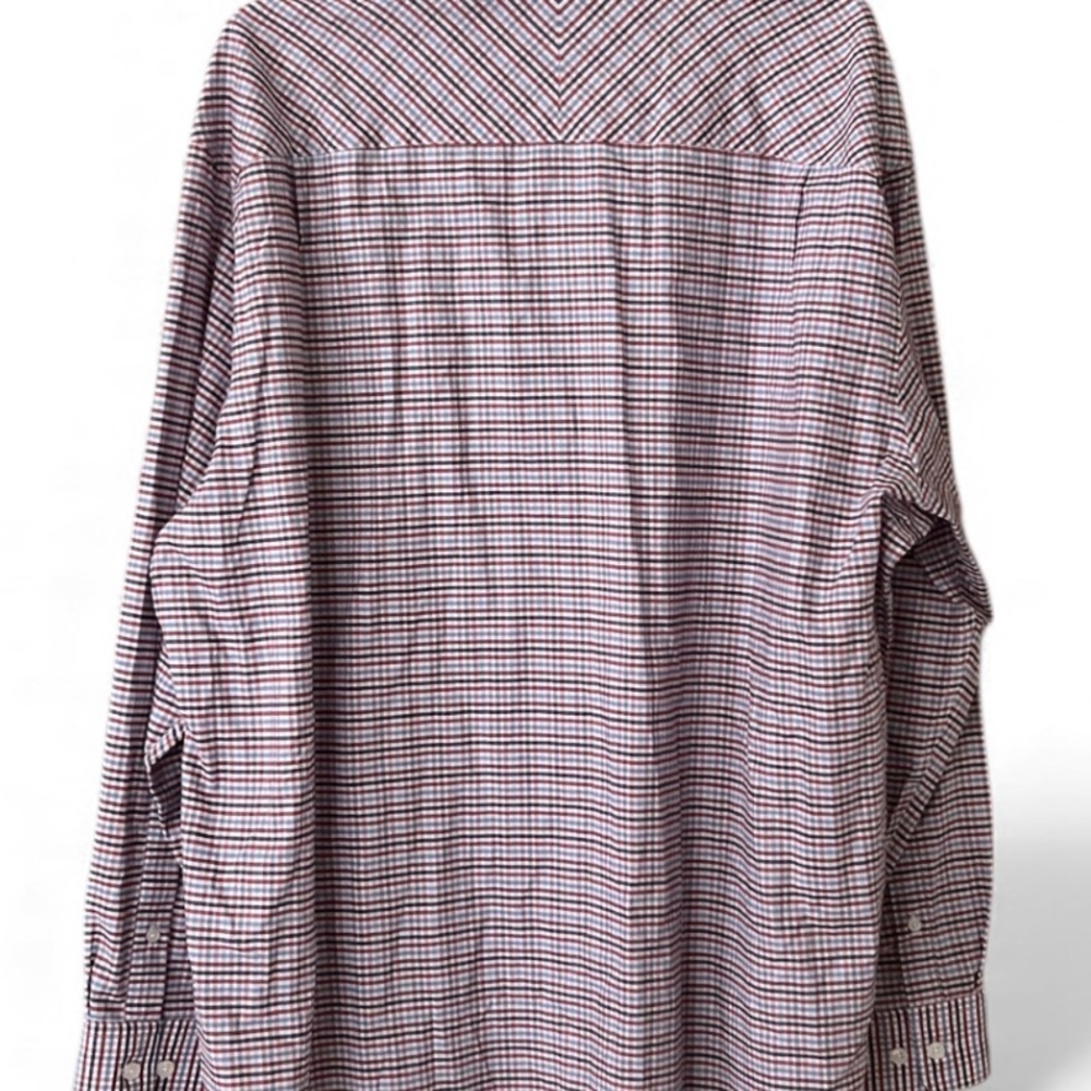 Nautica Men's Red and Blue Plaid Button Down Shirts/NWT/XXL - Picture 3 of 11